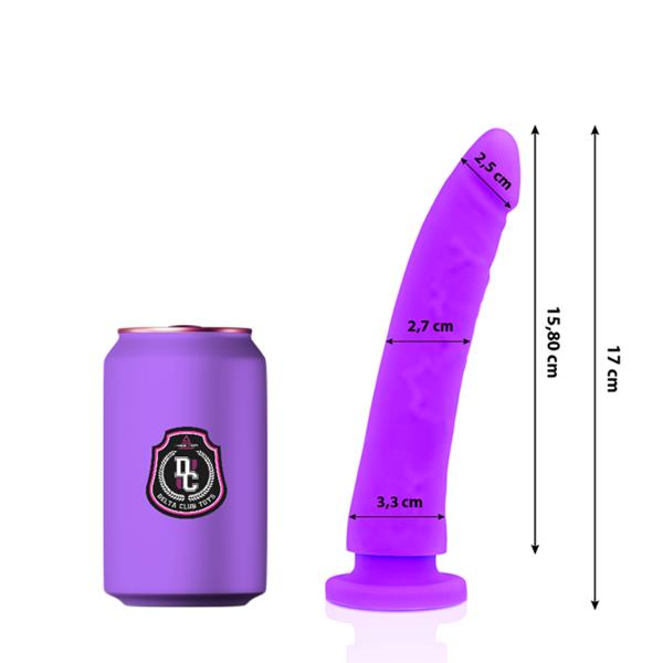 TOYS LILAC DILDO MEDICAL SILICONE 17 CM -O- 3 CM