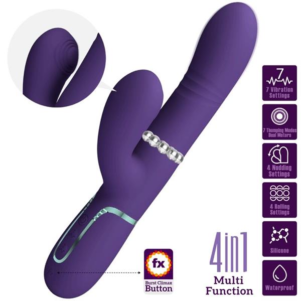 MULTIFUNCTION G-SPOT VIBRATOR PURPLE