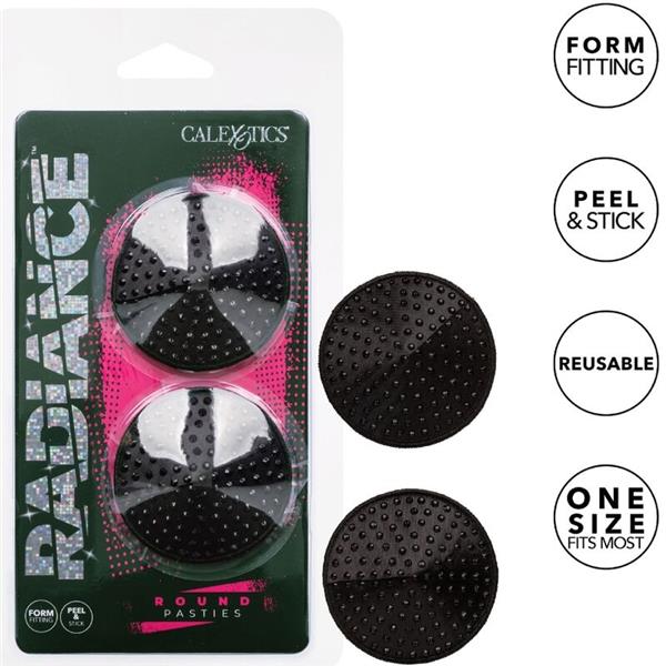 RADIANCE ROUND SHAPE JEWEL NIPPLE COVERS