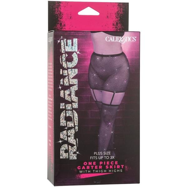 RADIANCE GARTER SKIRT THIGH HIGHS PLUS SIZE