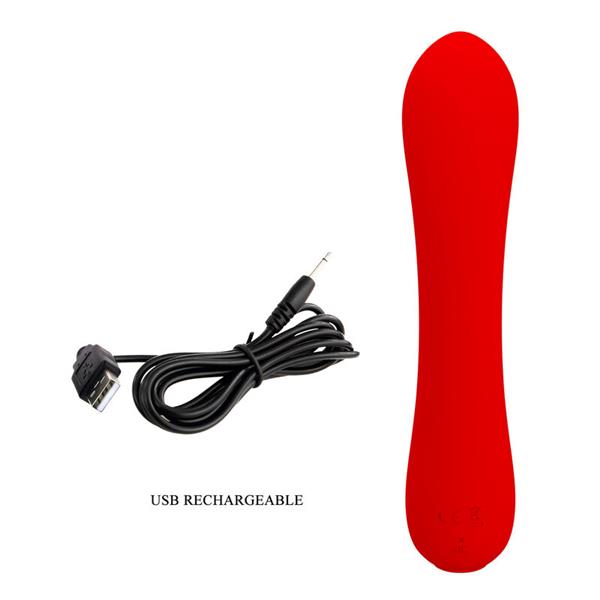 PRESCOTT RECHARGEABLE VIBRATOR RED