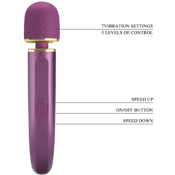 MASSAGER 7 VIBRATION MODES PURPLE