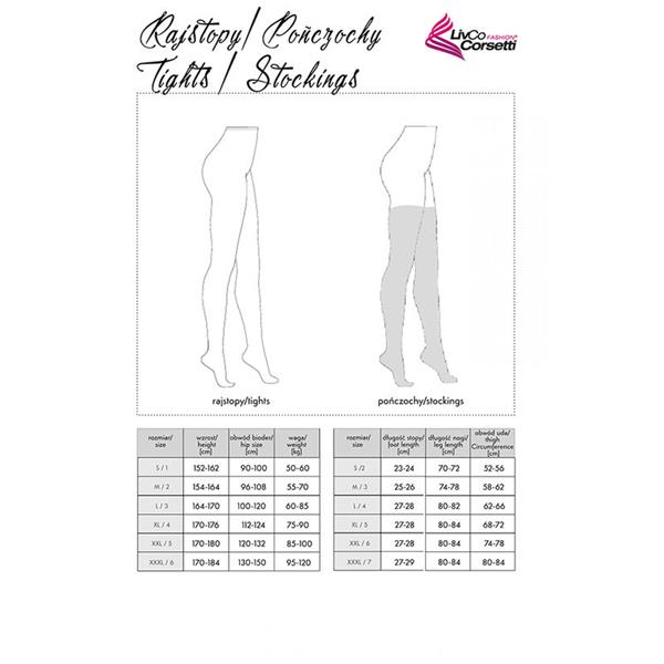 GRARDDIS LC XG042 STOCKINGS BLACK ONE SIZE