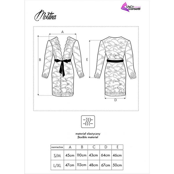 MOSTINA LC 90641 HALJINA G GOWN CRNA