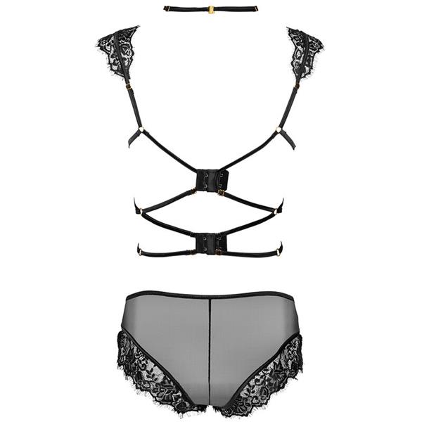 PALMENOM LC 90614 GRUDNJAK + PANTY CRNI