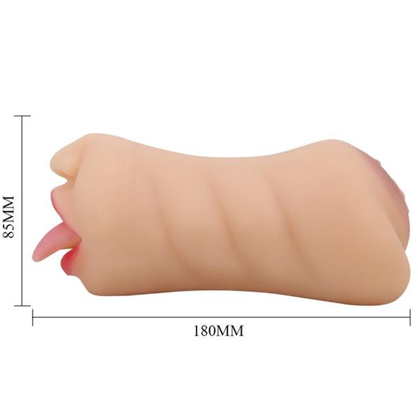 SARAH VAGINA-SHAPED MASTUBADOR DUAL ENTRY