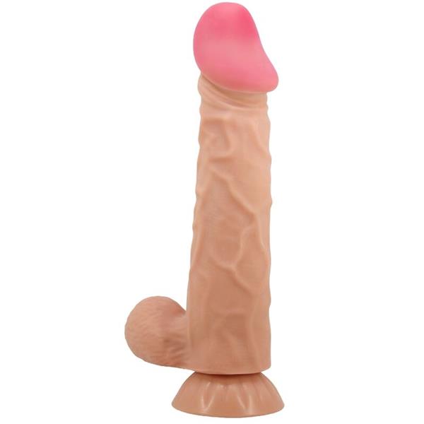 SERIJA SLIDING SKIN REALISTIČNI DILDO S CUPOM ZA USISAVANJE 24 CM