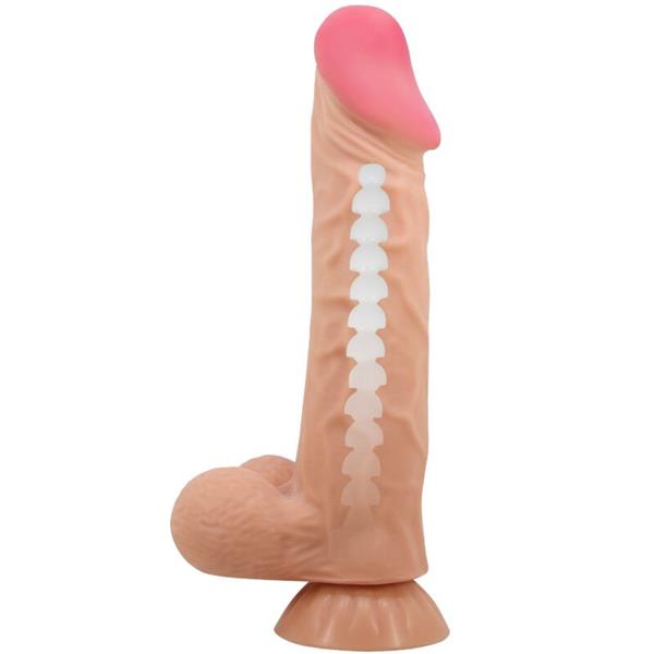 SERIJA SLIDING SKIN REALISTIČNI DILDO S CUPOM ZA USISAVANJE 24 CM