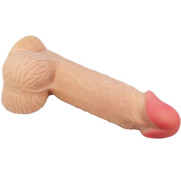 SERIJA SLIDING SKIN REALISTIČNI DILDO S CUPOM ZA USISAVANJE 20.6 CM