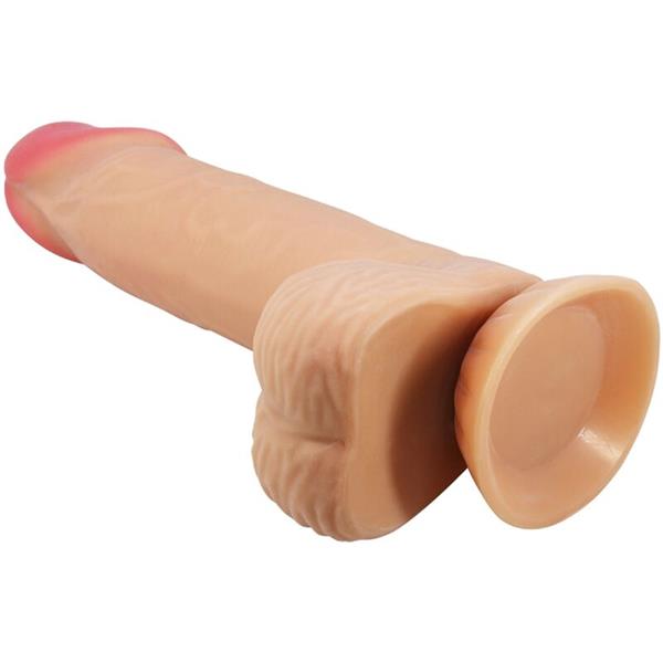SERIJA SLIDING SKIN REALISTIČNI DILDO S CUPOM ZA USISAVANJE 20.6 CM