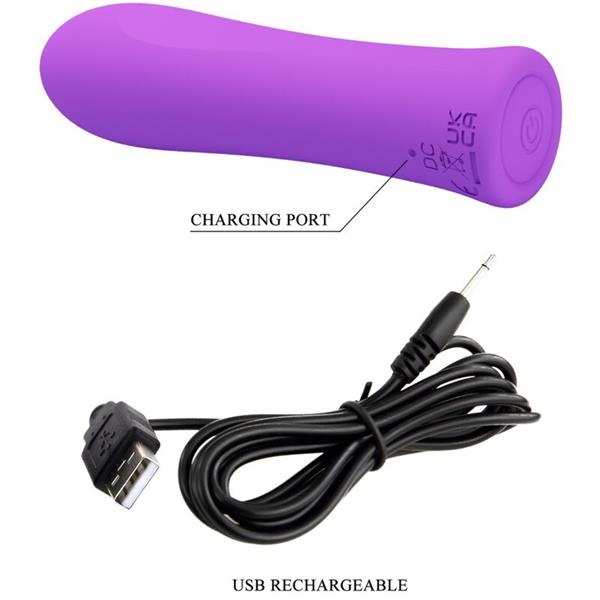 ALFREDA SUPER POWER VIBRATOR AQUA PURPLE