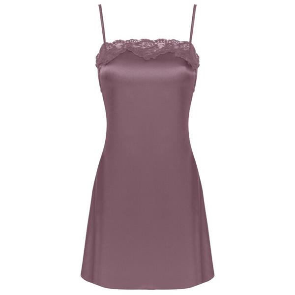 JACQUELINE LC 90249 DRESSING GOWN + SHIRT + PANTY VIOLET S/M