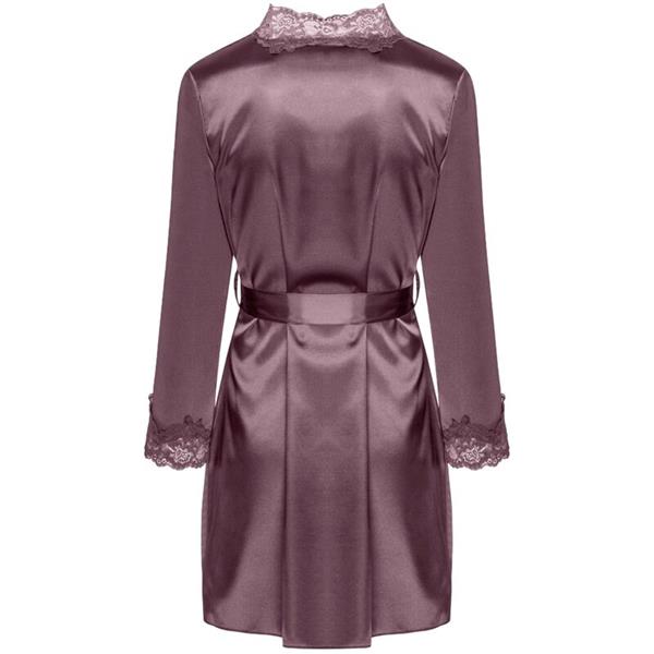 JACQUELINE LC 90249 DRESSING GOWN + SHIRT + PANTY VIOLET S/M