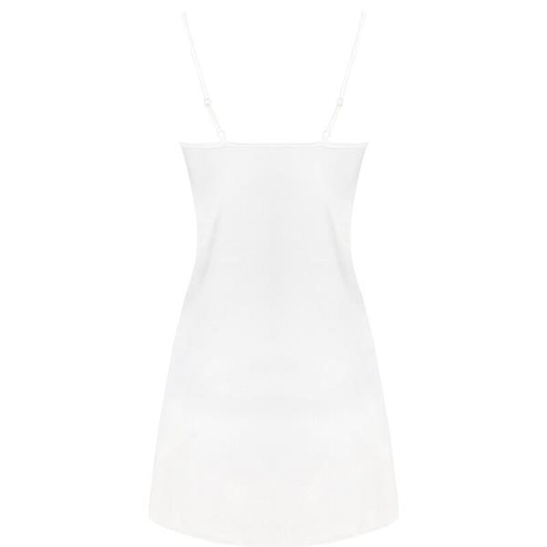 JACQUELINE LC 90249 DRESSING GOWN + SHIRT + PANTY ECRU S/M