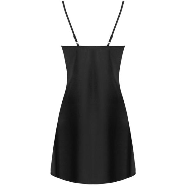 JACQUELINE LC 90249 DRESSING GOWN + SHIRT + PANTY BLACK S/M