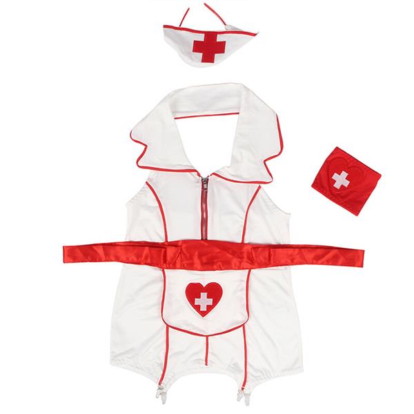 SEXY NURSE COSTUME DRESS S/M