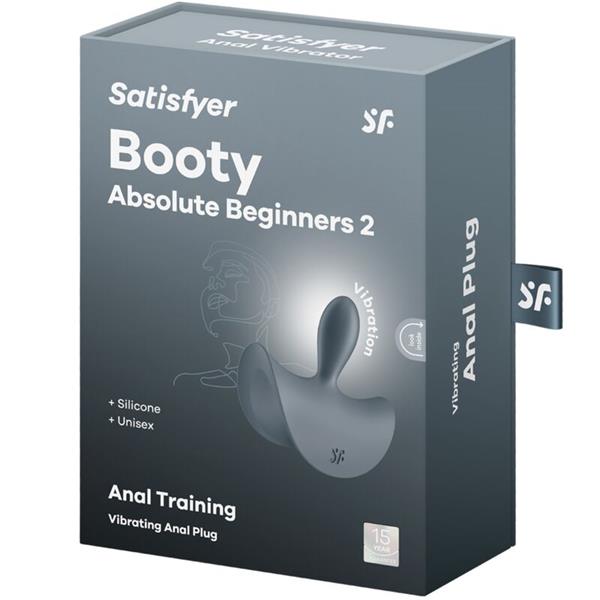 BOOTY ABSOLUTE BEGINNERS 2 ANAL PLUG VIBRATOR UNISEX BLACK