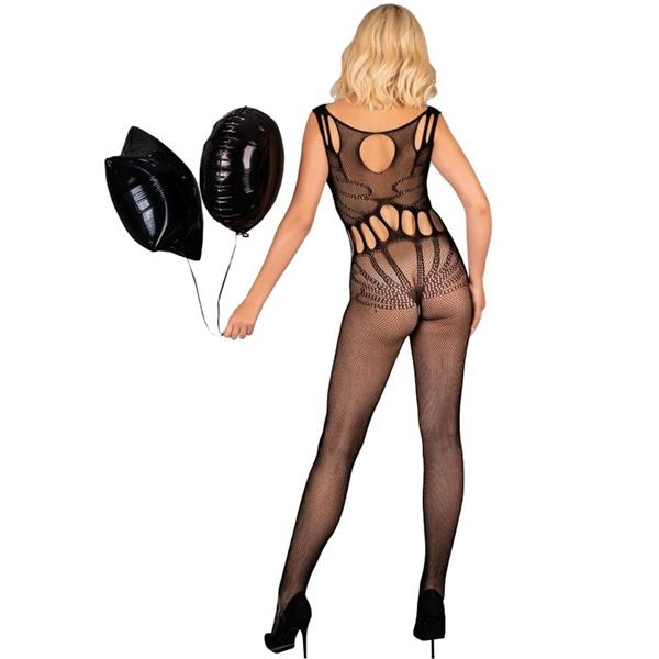 AMAHIL BODYSTOCKING CROTCHLESS BLACK ONE SIZE