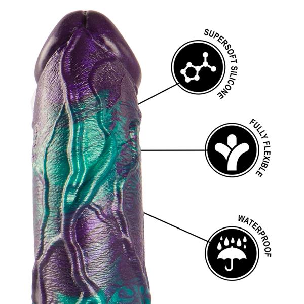 BASILISK DILDO DOUBLE SCALY PLEASURE BIG SIZE