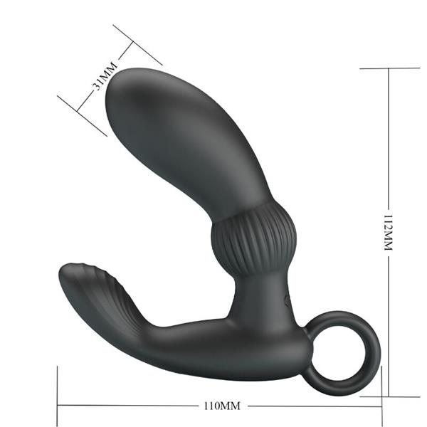 CAYLA ANAL VIBRATOR MASSAGER BLACK
