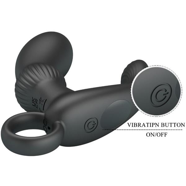 CAYLA ANAL VIBRATOR MASSAGER BLACK