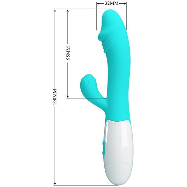 SNAPPY G-SPOT VIBRATOR AQUA ZELENA