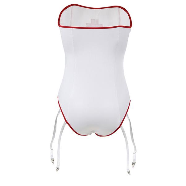 SEXY NURSE COSTUME WITH TEDDY S/M