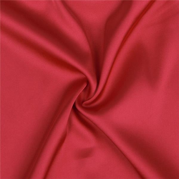 SATIN BABYDOLL WITH LACE RED S/M
