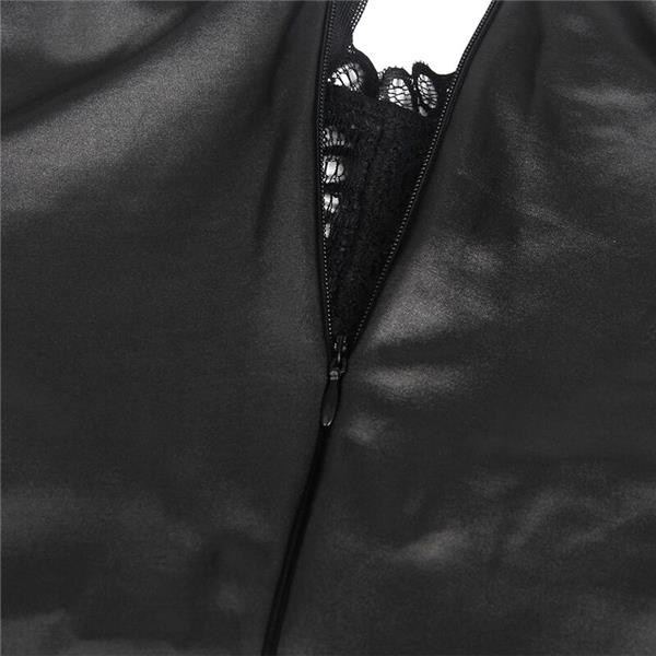 SEXY LEATHER DRESS S/M