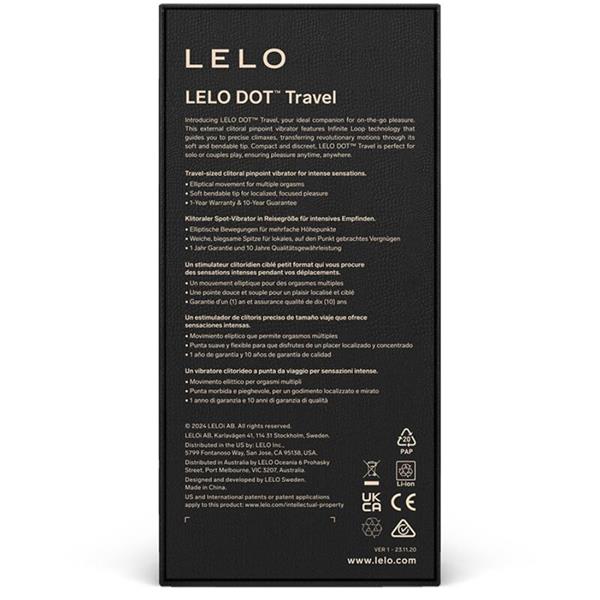 DOT TRAVEL STIMULATOR KLITORISA PURPURNI