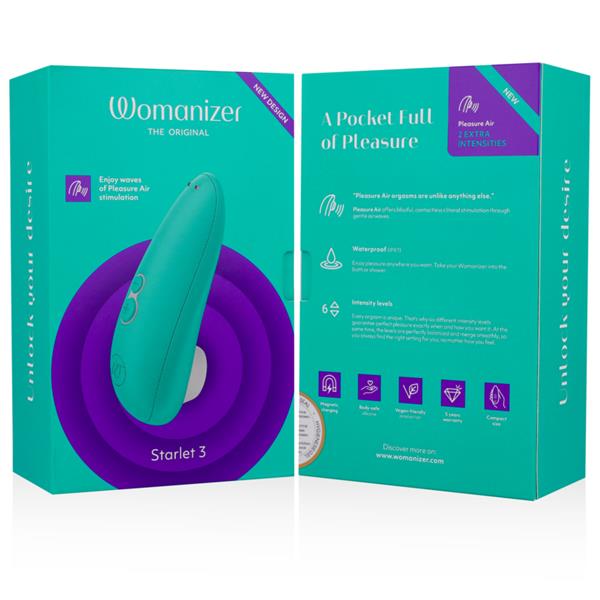 STARLET 3 CLITORAL STIMULATOR TURQUOISE