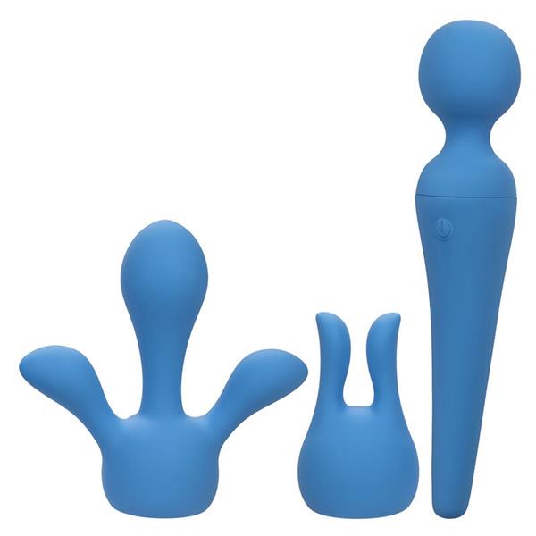 COUTURE KIT VIBRATOR WAND 10 VIBRATIONS BLUE