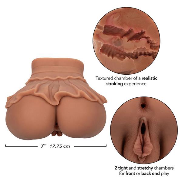 KRALJICA DOMAČEGA DVOJNEGA REALISTIČNEGA MASTURBATORJA KARAMELA