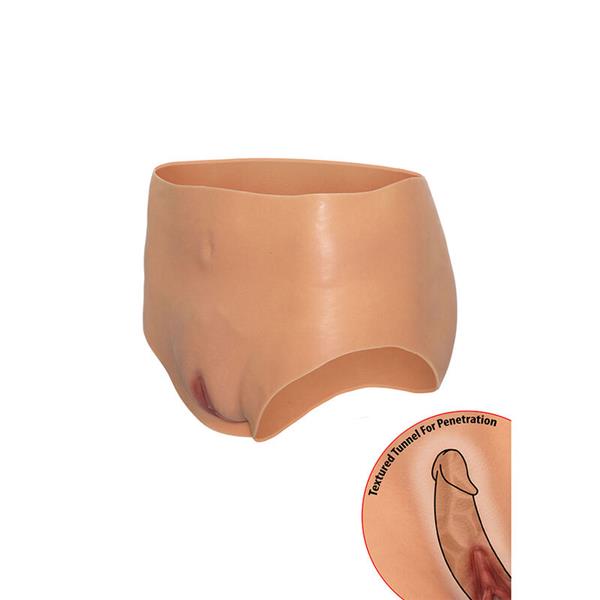 ALTER EGO OPEN VAGINA BRIEF HIGH WAIST FLESH