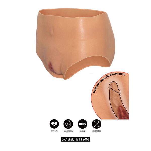 ALTER EGO OPEN VAGINA BRIEF HIGH WAIST FLESH