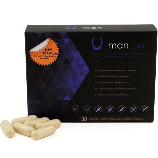 U-MAN ENHANCES PENIS SIZE AND SEXUAL POWER - 30 CAPSULES