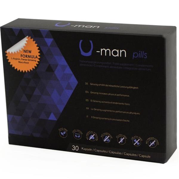 U-MAN ENHANCES PENIS SIZE AND SEXUAL POWER - 30 CAPSULES