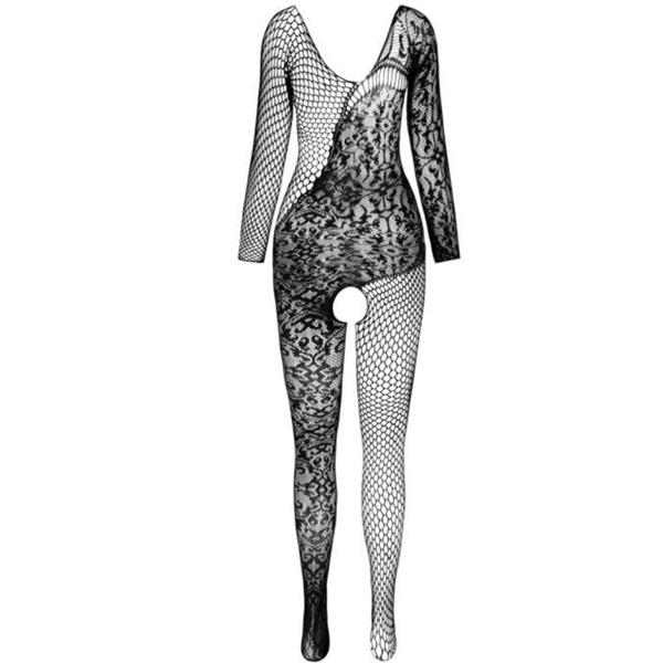 BS 107 BODYSTOCKING ČRNA ENA VELIKOST