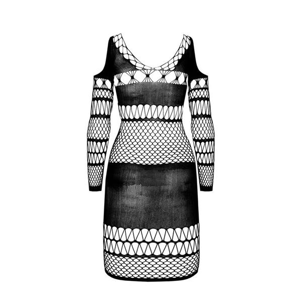 BS 105 BODYSTOCKING ČRNA ENA VELIKOST