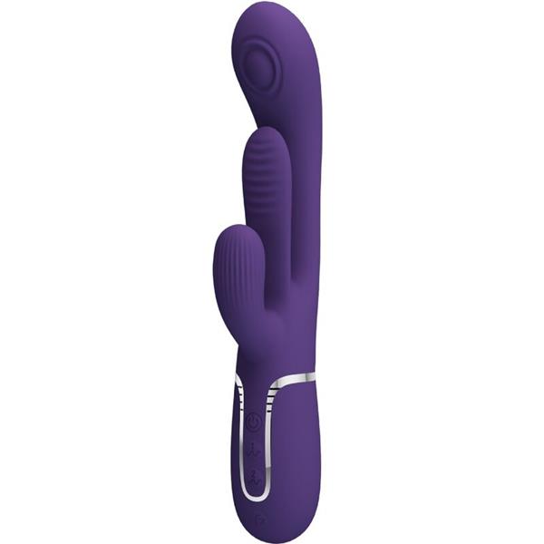 SHANIA TRIPLE RABBIT VIBRATOR MULTIFUNCTION PURPLE