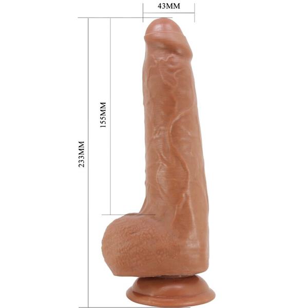 DRACO REALISTIČNI DILDO 23 CM MODEL 2 MESO