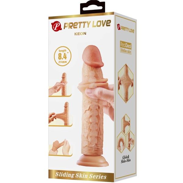 KEON REALISTIČNI DILDO 21 CM KOŽA