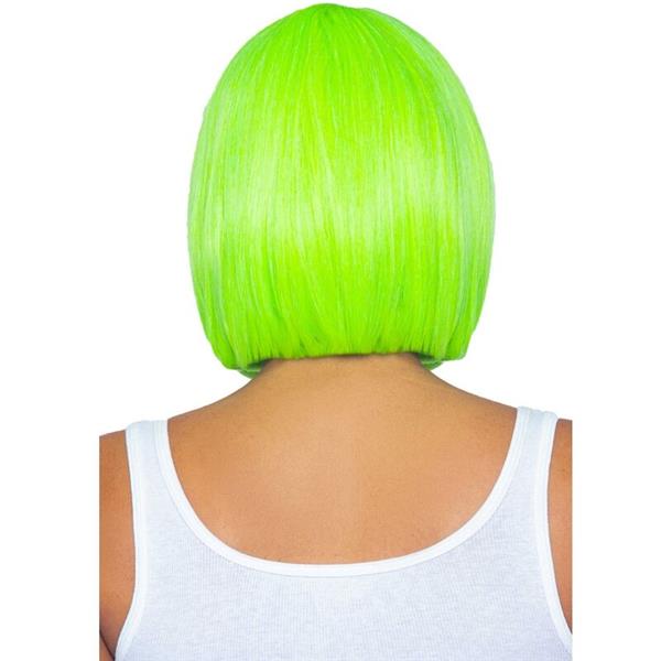 FLUORESCENT BOB WIG NEON GREEN