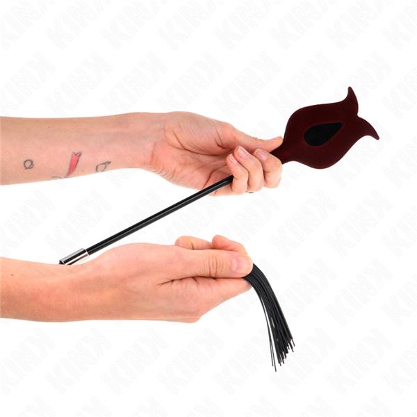 ROSE SHAPE SILICONE TASSEL WHIP 45 CM