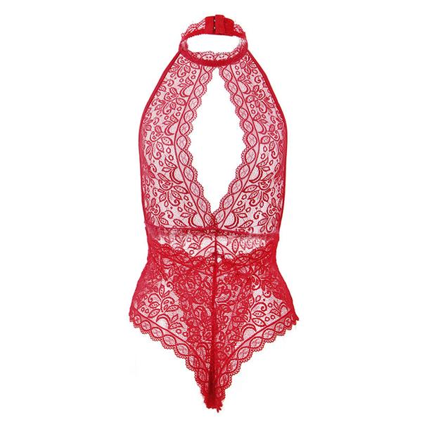 953874 OPEN CUP BODYSUIT RED S/M