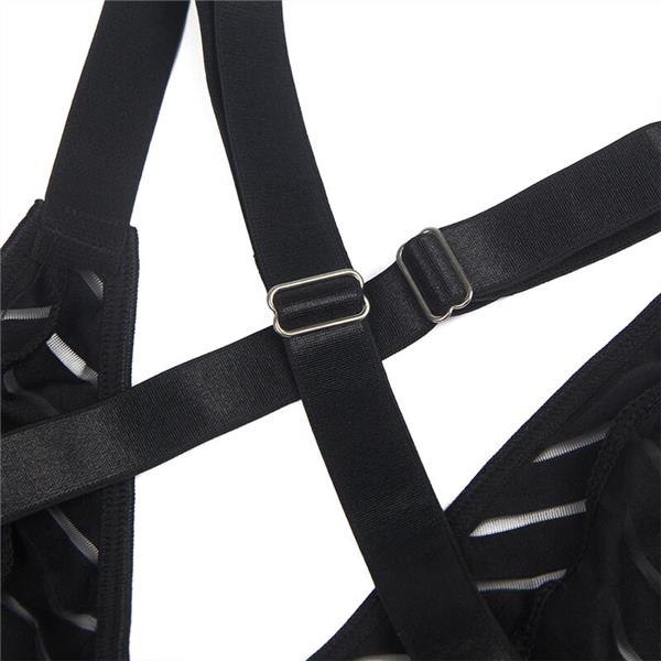 954147 BODY S POJASOM CRNI S/M