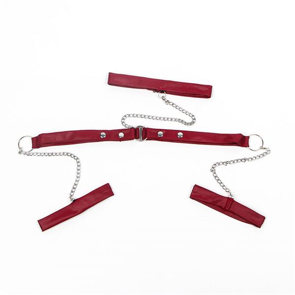 954420 ČIPKASTA BONDAGE HALJINA CRNA S/M