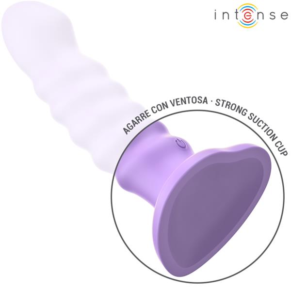 BRENDA VIBRATOR VELIČINA M SPIRALNI DIZAJN 10 VIBRACIJA LJUBIČASTA DALJINSKI UPRAVLJAČ