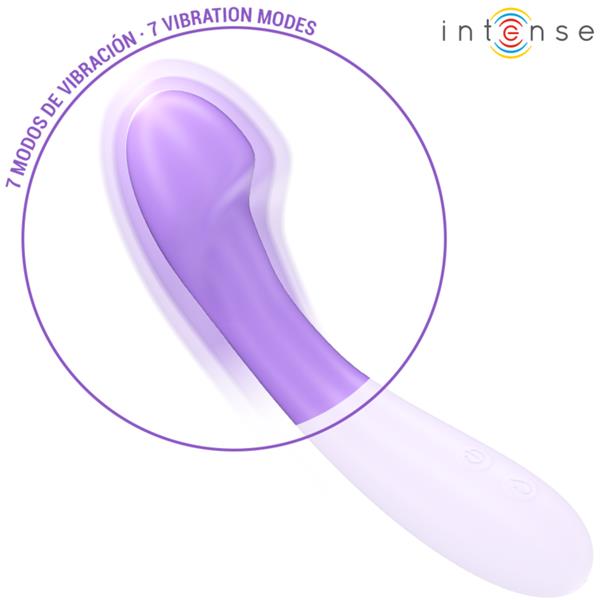 BECKY VIBRATOR 19 CM HEATABLE 7 VIBRATIONS PURPLE