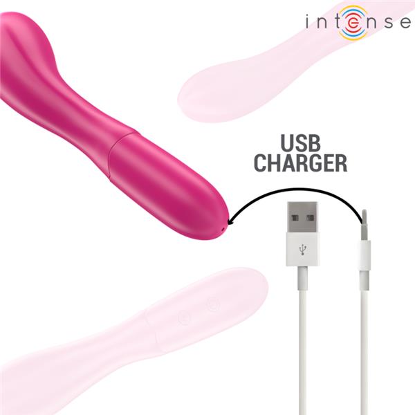 LISETTE VIBRATOR 19 CM FLEKSIBILAN 10 VIBRACIJA ROZA